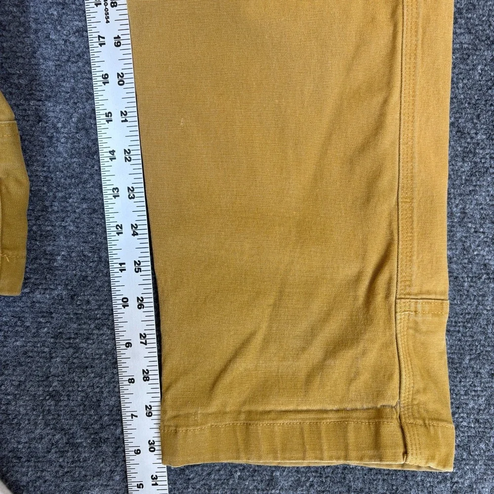 Colorado Clothing Carpenter Work Pants Men 32x30.5 Tan Canvas Cotton Relaxed Fit